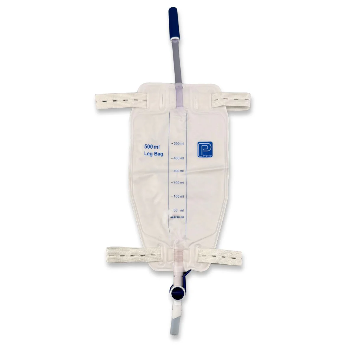 AIM0214.jpg Premier Leg Bag 500ml Button Strap - Image 1
