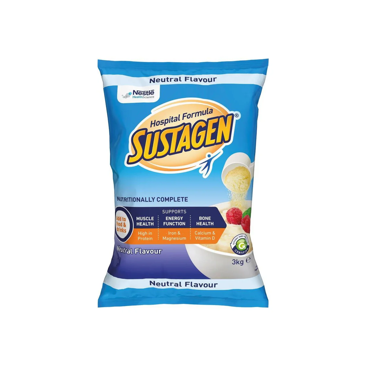 NOV12339627__CT_f5c5ff0c-6c05-4de1-9632-ea80642abcfc.jpg Nestle Sustagen Hospital Formula Active - Neutral 3kg Bag - Image 1