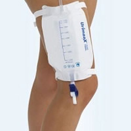 AIM0083_L_1.jpg Urimaax Leg Bag 500ml 6cm Tube Flip Tap Strap ST - Image 1