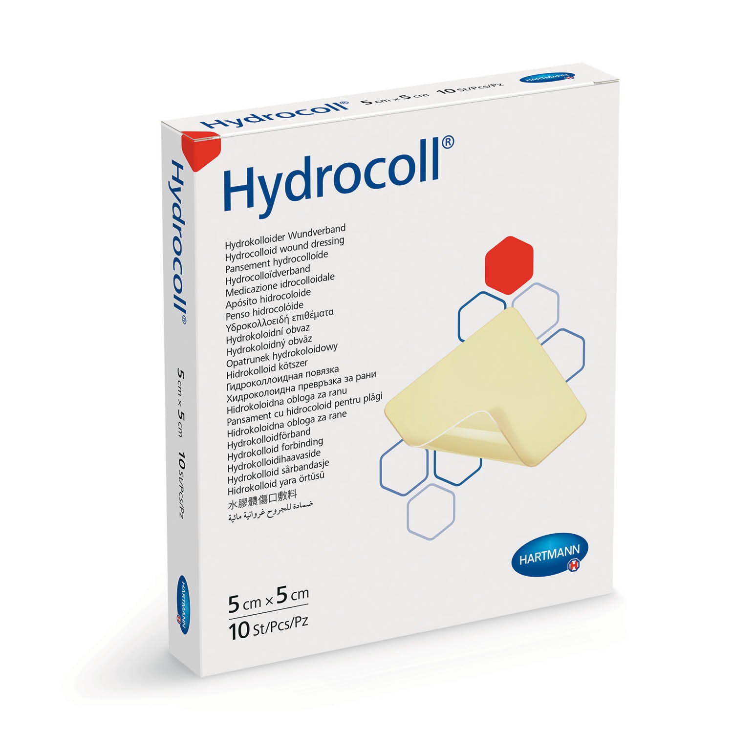 AIM0277_BX.jpg Hartmann Hydrocolloid Dressing Thin 5X5cm Suprasorb H - Image 1
