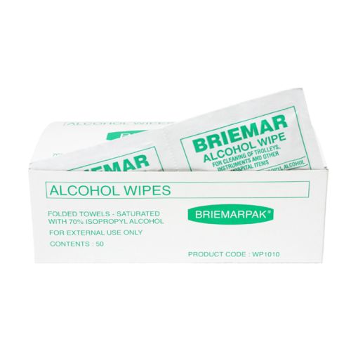 BRIWP1010_L_1.jpg Briemarpak Alcohol Wipes Paper - Image 1