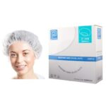 Premier Bouffant/Beret Cap Round - White 21"50