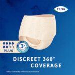 Tena Discreet High Waist Underwear - Creme Medium - Image 2