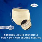 Tena Discreet High Waist Underwear - Creme Large - Image 3