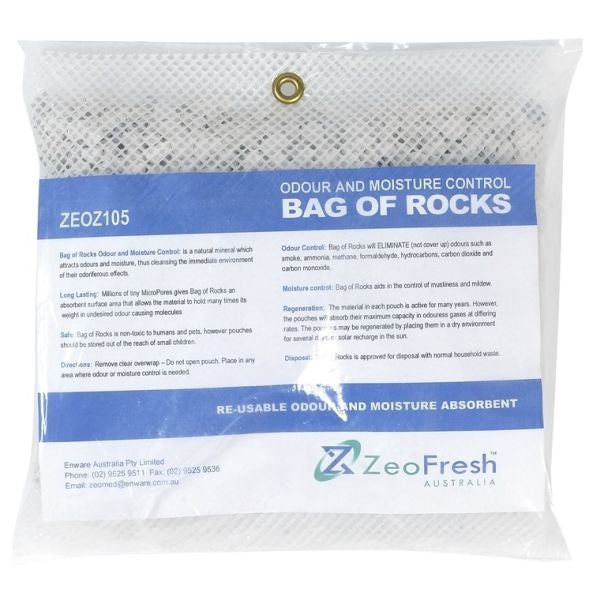 SAZEO-Z105_L_1_1bd1776a-9c01-4273-8e72-c941b5f5c409.jpg Enware ZeoMed Bag Of Rocks Deodorizer 1kg - Image 1
