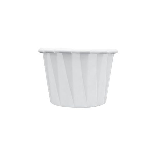 SUSPC028_L_1_ee5d2bd1-3d9b-4ebe-b85c-bbdf73a0c3b4.jpg Sustain Paper Portion Cup Pleated White 28ml - Image 1