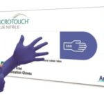 Ansell Micro-Touch Blue Nitrile Powder Free Gloves