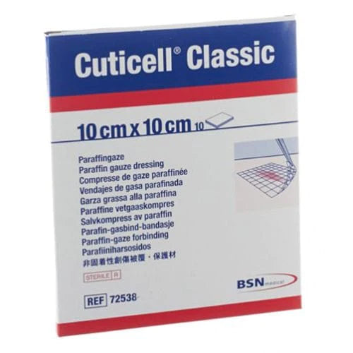 bsn-medical-paraffin-gauze-10x10cm-box-of-10-aim0318-bx-31713718763603.jpg BSN Medical Paraffin Gauze 10X10cm - Image 1