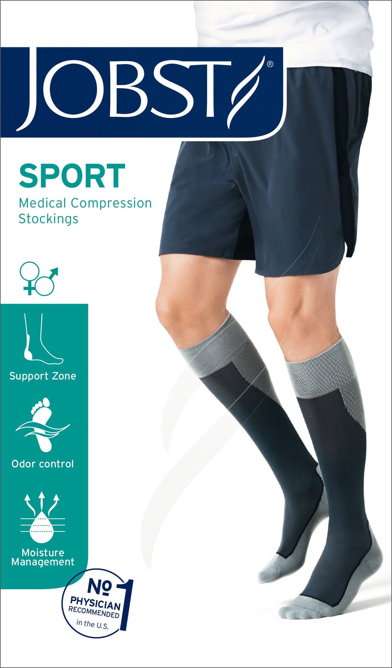 jobst-jobst-sport-34912438517843.jpg JOBST Sport Knee High Compression Sock - Image 1