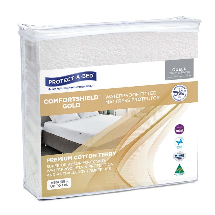 protect-a-bed-comfortshield-gold-fitted-mattress-protector-31689429090387.jpg Protect A Bed Comfortshield Gold Fitted Mattress Protector - Image 1