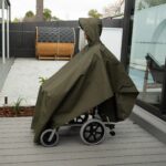 Staydry Wheelchair Poncho - Khaki Green - Image 2